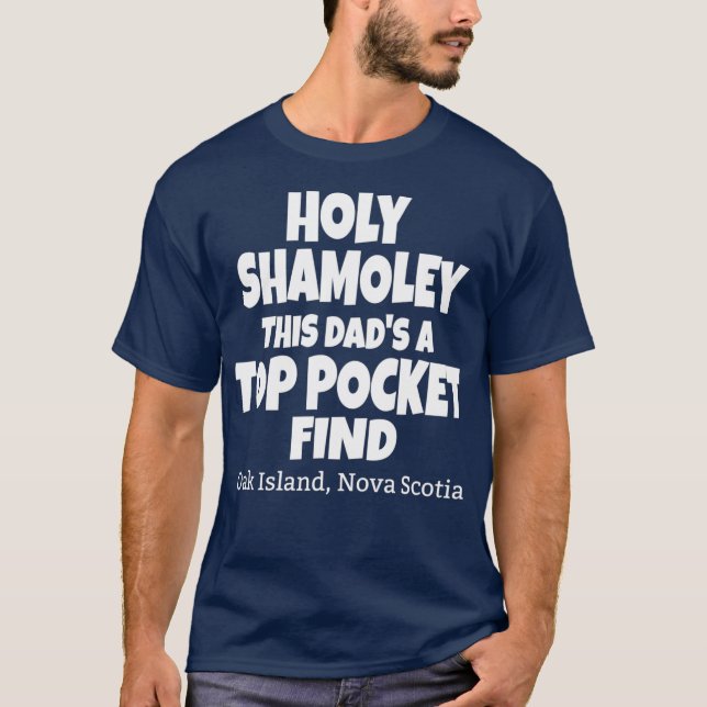 T-shirt Mens Malédiction des Pères de l'île de chêne Papa  (Devant)