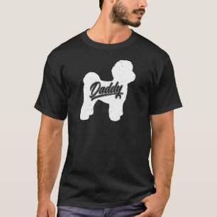 T-shirt Mens Maltese Daddy Propriétaire Chien Papa Pères D