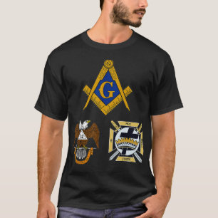 T-shirt Mens Mason Scottish Rite Knights Templar T York