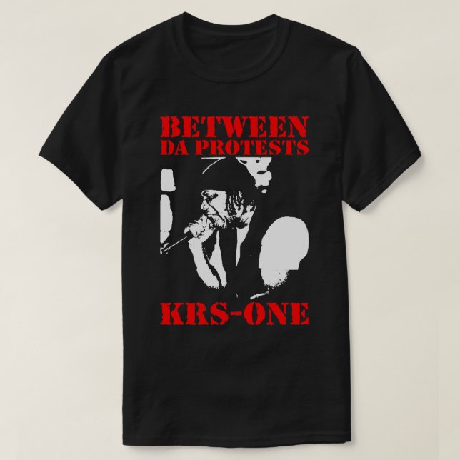 T-shirt Mens Meilleur chanteur KRS ONE (Design devant)