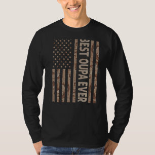 T-shirt Mens Meilleur Oupa jamais nous drapeau américain G