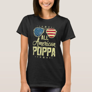 T-shirt Mens Mens 4 juillet Famille Matching All American