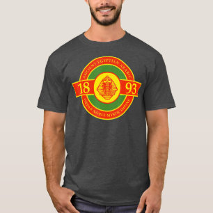 T-shirt Mens Mens AEAONMS 893 Shriner Noble Sceau maçonni