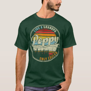 T-shirt Mens Mens POPPY Comme un grand-père SEULEMENT GLAC