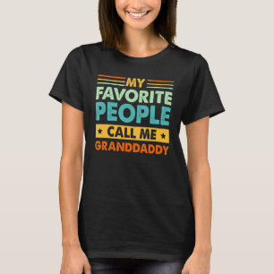 T-shirt Mens Mes Gens Favoris M'Appelent GRANDDADDY Vintag