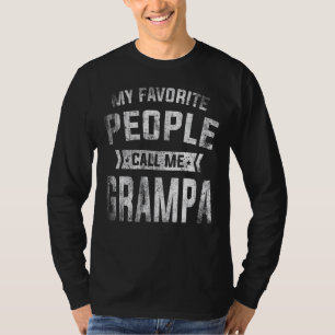 T-shirt Mens Mes Gens Préférés M'Appelent Grampa Pères Da