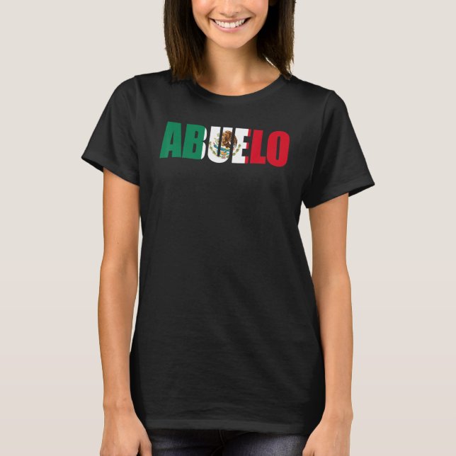 T-shirt Mens  Mexican Abuelo Mexico (Devant)