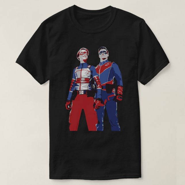 T-shirt Mens Mon Capitaine Préféré Homme Et Enfant Danger  (Design devant)