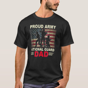 T-shirt Mens Mon Fils A Ton Dos Fière Garde Nationale Papa