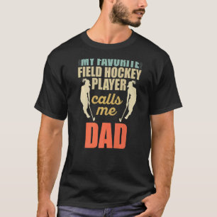 T-shirt Mens Mon Joueur De Hockey De Champ Préféré M'Appel