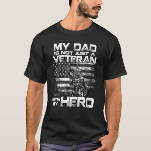 T-shirt Mens Mon papa Vétérinaire Mon Héros Vétérinaire So