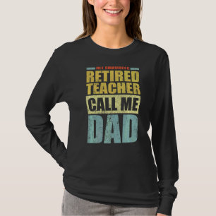 T-shirt Mens Mon Professeur Préféré Retraité M'Appelle Pap