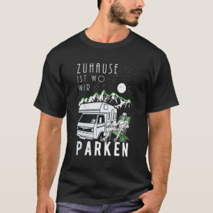 T-shirt Mens Motorhome Camper Camper Caravan Funny Pensio