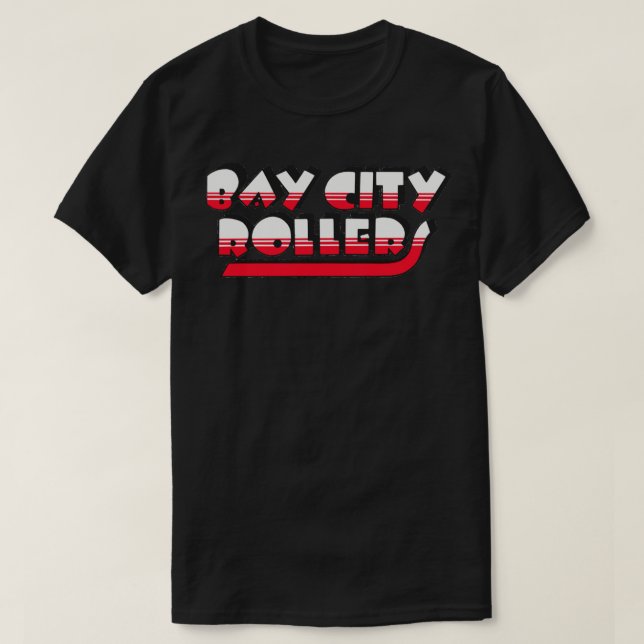 T-shirt Mens My Favori Band Bay City Rollers Music Rock  (Design devant)
