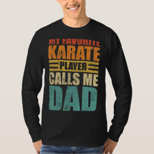 T-shirt Mens My Favori Karate Player Appelle Moi Papa Père