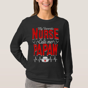 T-shirt Mens My Favori Nursing Me Appelle Papaw Nursing Pa