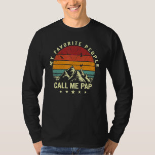 T-shirt Mens My Favorite People Call Me Pap Cool Père