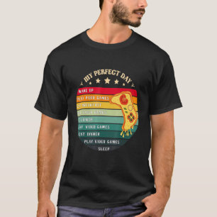 T-shirt Mens My Perfect Day Video Games Jeu