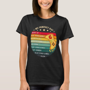 T-shirt Mens My Perfect Day Video Games Jeu