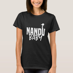 T-shirt Mens Nandu Oiseaux Baltique Oiseaux Courants Nandu