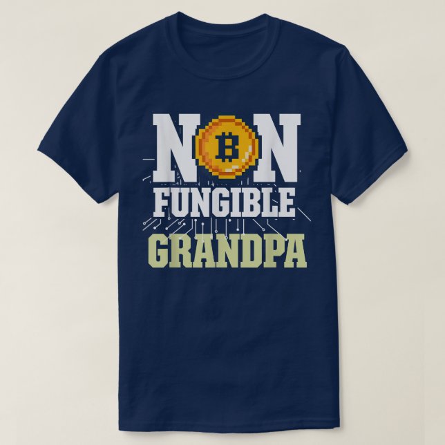 T-shirt Mens Non Funabilisé Grand-Père Fan NFT Investor Cr (Design devant)