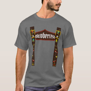 T-shirt Mens Octobre Lederhosen Costume Oktoberfest Bavari