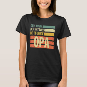 T-shirt Mens Opa L'Homme Du Mythe La Légende