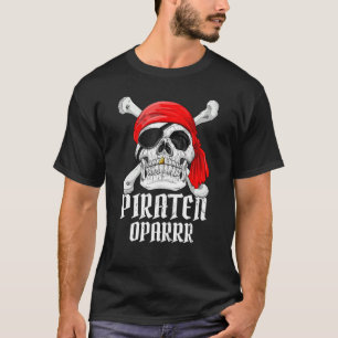 T-shirt Mens Oparrr Pirate Chemise Grand-Père Pirate Costu