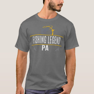 T-shirt Mens Pa Fishing Legend Grand-père