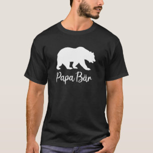 T-shirt Mens Papa Bear Meilleur Père Fête des pères Parent