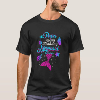 T-shirt Mens Papa De L'Anniversaire Fête D'Anniversaire De