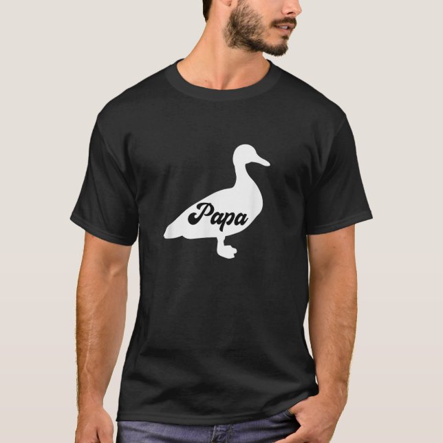 T-shirt Mens Papa Duck Love ou costume de jumelage de fami (Devant)