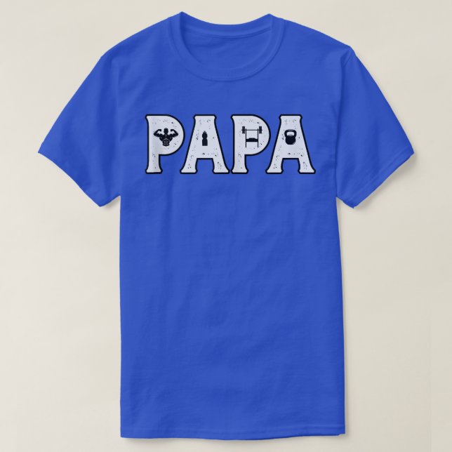 T-shirt Mens Papa Gym Lover Papa Débardeur (Design devant)