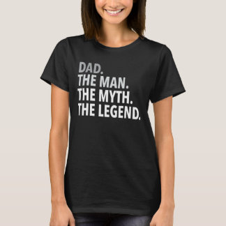 T-shirt Mens Papa L'Homme Le Mythe La Légende Famille Père