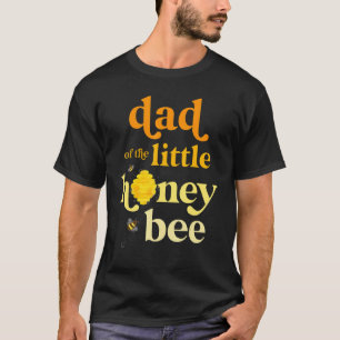 T-shirt Mens Papa Of Little Honey Bee Anniversaire Genre R
