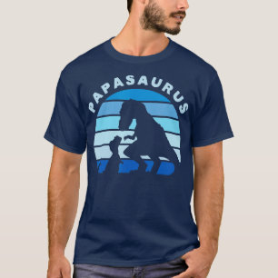 T-shirt Mens Papasaurus Dinosaur Baby T Rex Papa Père P