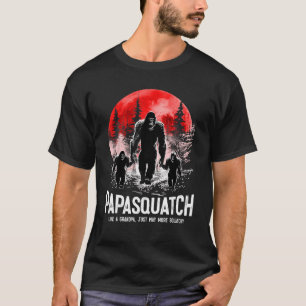 T-shirt Mens Papasquatch Comme Un Grand-Père Juste Beaucou