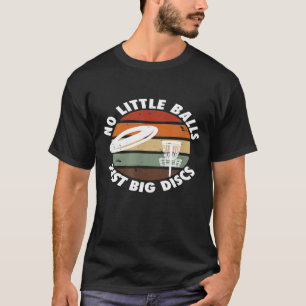 T-shirt Mens Pas De Petites Boules Juste Gros Disques Retr