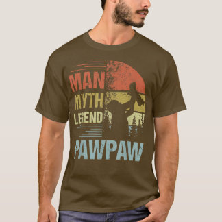 T-shirt Mens Pawpaw Myth Legend  For Mens & Dad Funny Fath