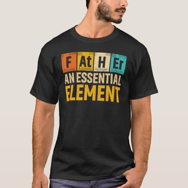 T-shirt Mens Père Un Élément Essentiel Période Fatheru20 (Devant)