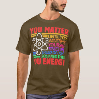 T-shirt Mens Physique Enseignant Physique Particule Physiq