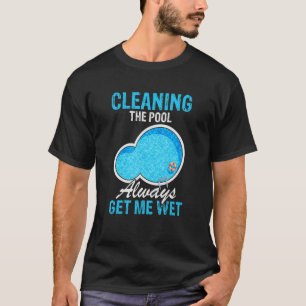 T-shirt Mens Pool Guy Pour Piscine Garçon Et Piscine Propr