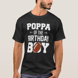 T-shirt Mens Poppa De L'Anniversaire Garçon Football Garço