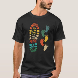 T-shirt Mens Poppa Poppa Chaussure Avec Petites Empreintes