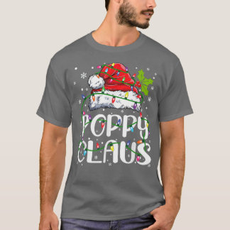 T-shirt Mens Poppy Claus Feux de Noël Pyjama Famille M