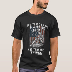 T-shirt Mens Pour ceux que j'aime, je vais faire grand et 