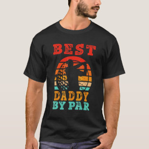 T-shirt Mens Pour Fête des pères Best Daddy Par Par Golfin