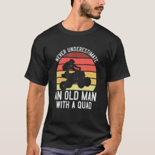 T-shirt Mens Quad Racing Off Road Retro 4 Wheeler Pour Moi