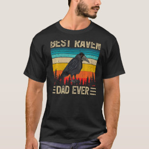 T-shirt Mens Raven Bird Vintage Best Raven Papa Jamais Fau