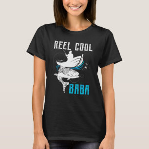 T-shirt Mens Reel Cool Baba Fisherman Daddy Père Day Wi-Fi